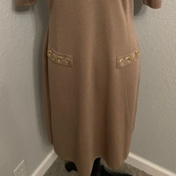 Ming Wang short sleeve grommet lacing dress - Soft Knit - S - NWT - Picture 5 of 8